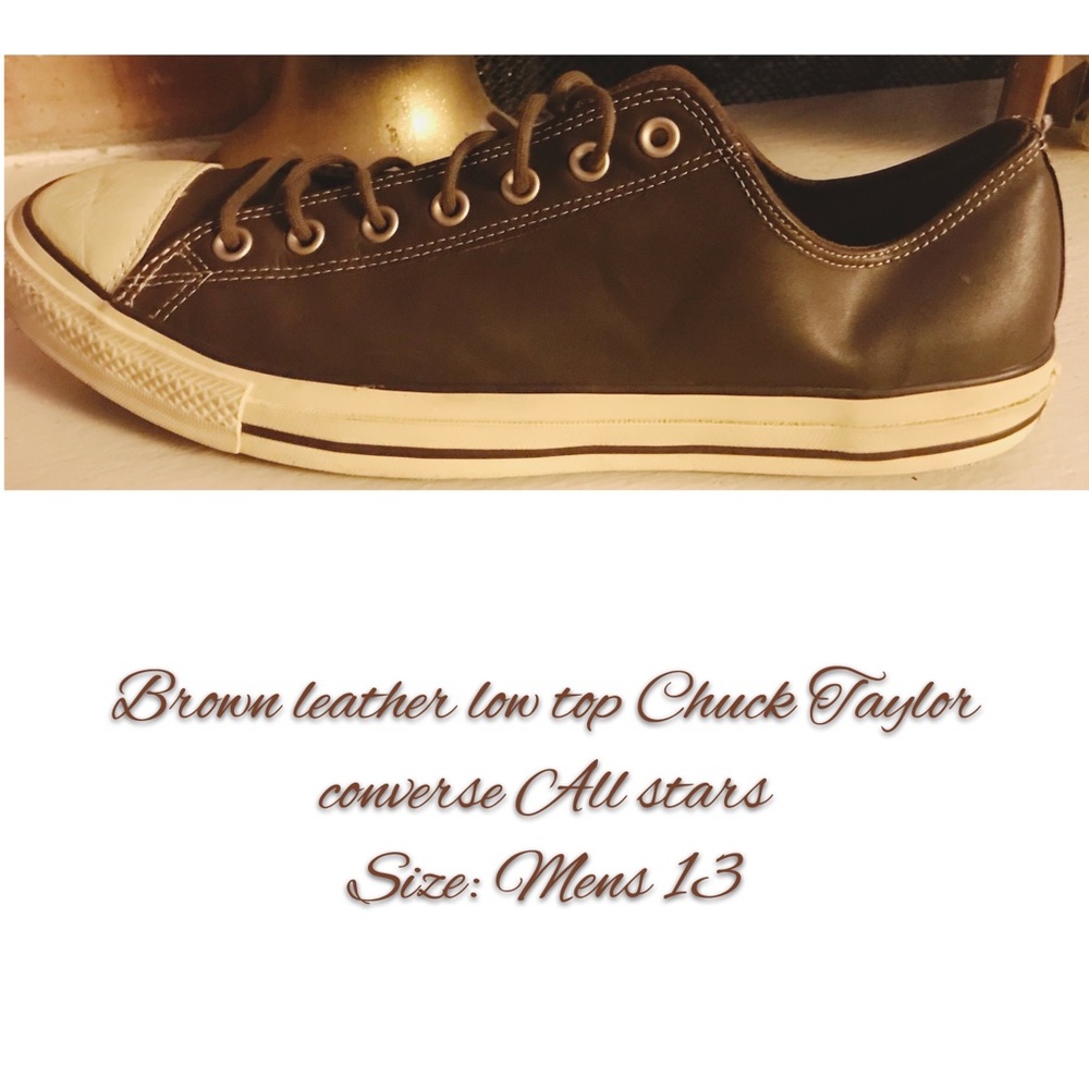 Brown Leather Converse Chuck Taylor All Stars